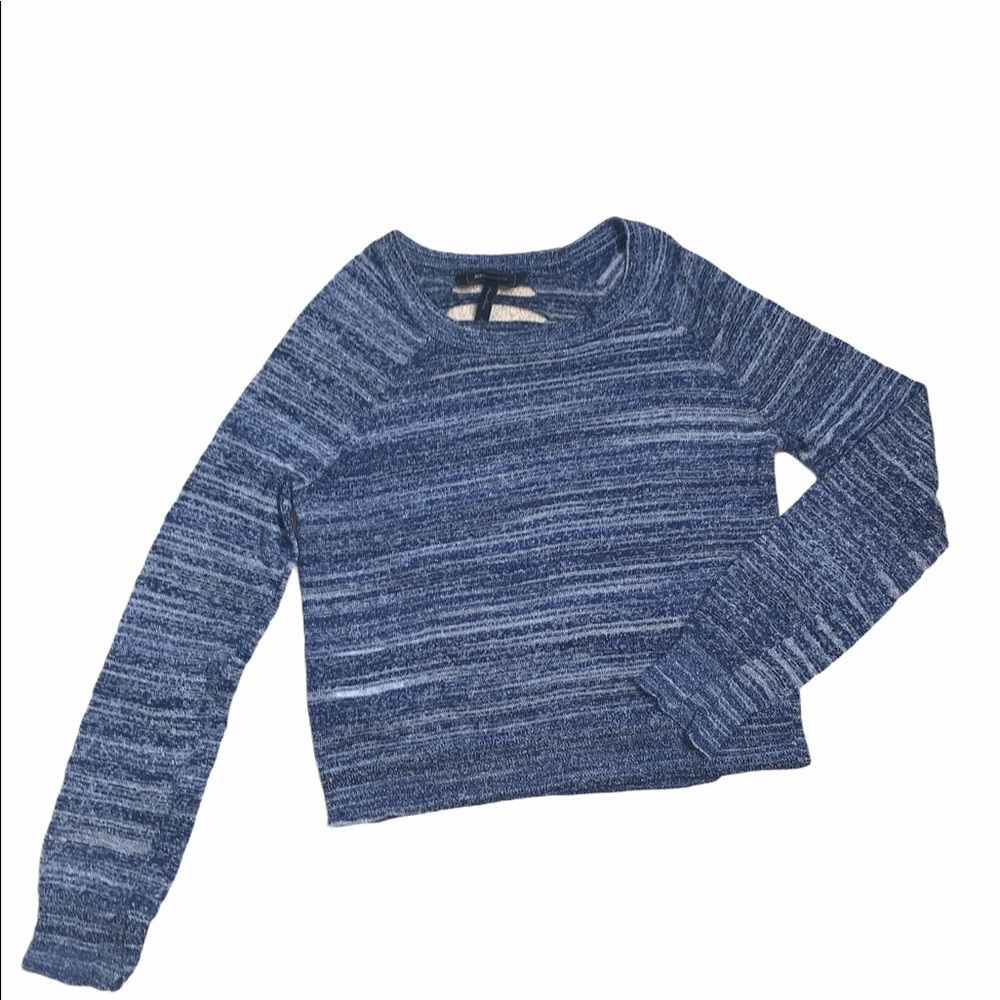 BCBG Maxazria Adalyn Slashed Knit Sweater